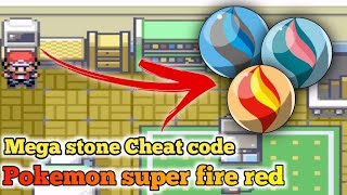 Mega stone cheat codes of pokemon super fire red