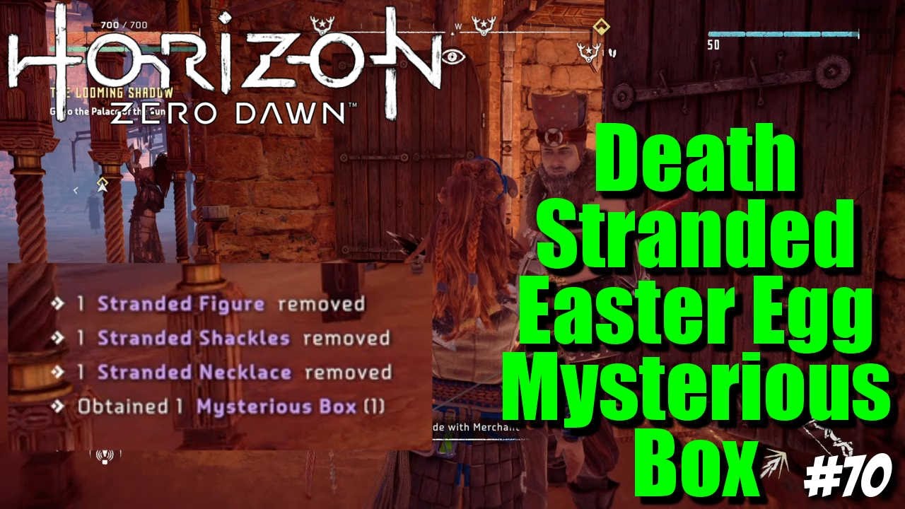 Death Stranding Easter Egg Mysterious Box - Horizon Zero Dawn - How to,  Gameplay #70 