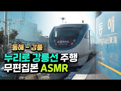 아름다운 동해의 경관을 한 눈에! 강릉선 동해-강릉 구간 달려봤습니다.