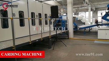 HIGH LOFT WADDING THERMAL BONDING LINE FOR NONWOVEN MACHINES QWADDING, INTERLINING, MATTRESS