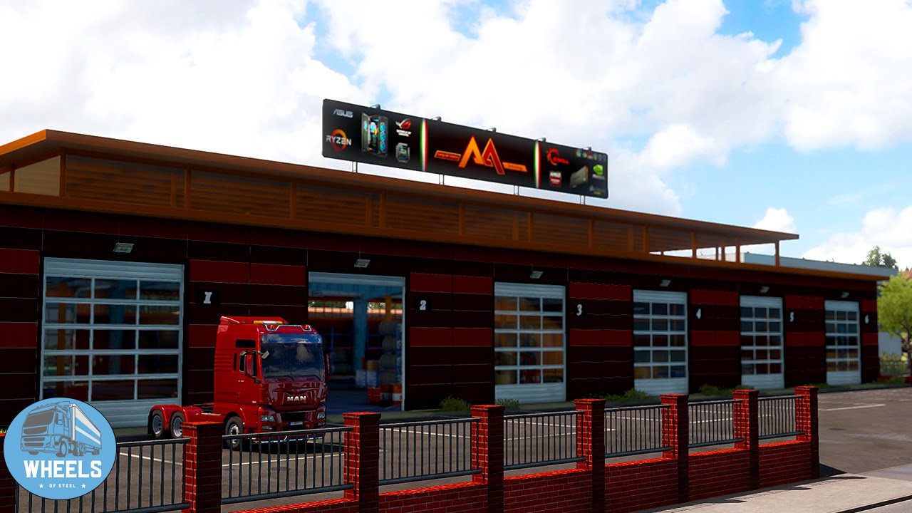 ETS2 1.39 A&A Technology Garage * Euro Truck Simulator 2 Mod * - YouTube