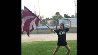 WHS Color Guard Flag Basics - Lucifer Toss