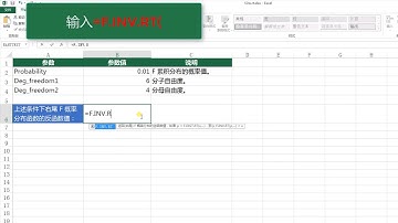 无废话计算机技术之 Excel篇-F.INV.RT函数