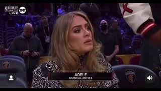 adele staring at everything but the camera