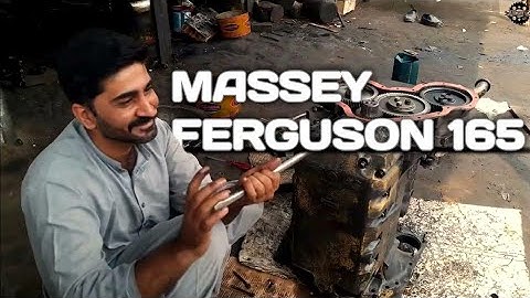 Restoration Company Repaired Wasted Massey Ferguson 165 Engine @abdul kurad @BundyBearsShed