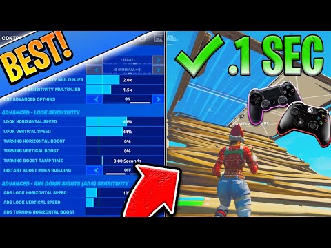 Rafflesia Arnoldi bøn Flyvningen BEST *CHAPTER 3* CONTROLLER SETTINGS in Fortnite! BEST SETTINGS FOR PS4/XBOX  (Fortnite Sensitivity) - YouTube