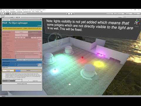 POLM - GPU Lightmapper - added support for Spot and Point lights!