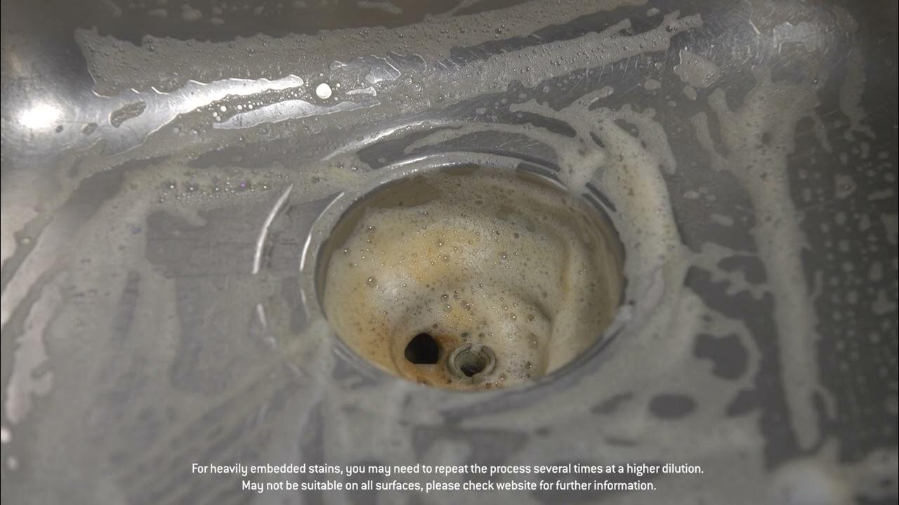 CLR How to clean your Sinks & Drains with CLR Calcium, Limescale & Rust Remover YouTube
