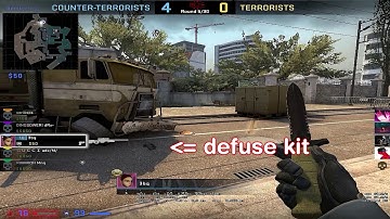 HOW TO NINJA DEFUSE IN OVERPASS!????