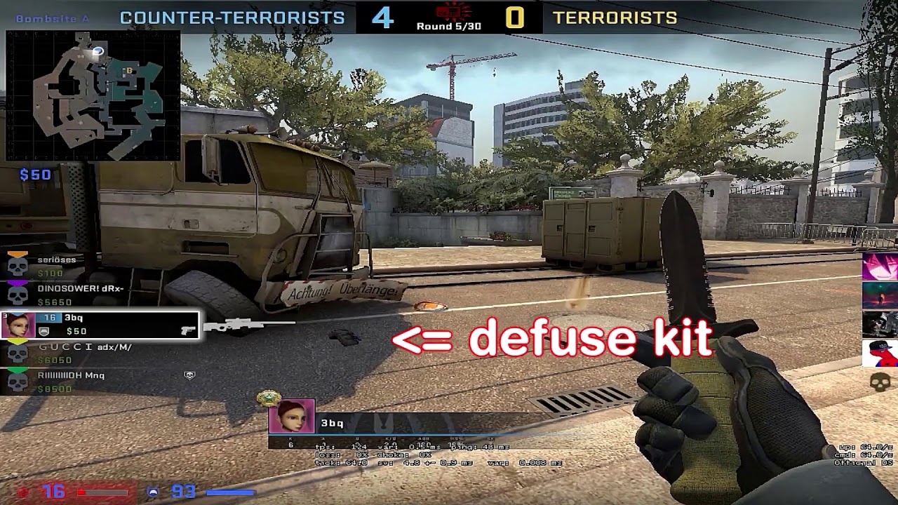 HOW TO NINJA DEFUSE IN OVERPASS!????