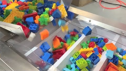 Samfull automatic lego blocks toy brick vffs vertical form fill seal weighing packing machine