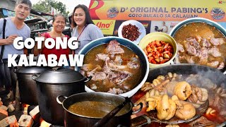 PABING’S GOTO BULALO IN CALAUAN LAGUNA  GOTONG KALABAW! BY JUST LAFAM!