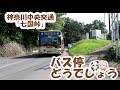 バス停どうでしょう「七国峠（ななくにとうげ）」神奈川中央交通