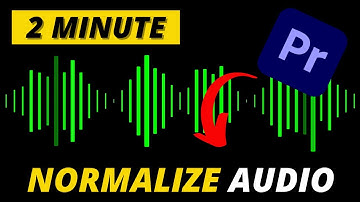 NORMALIZE AUDIO in Adobe Premiere Pro | Short Tutorial (One Click)