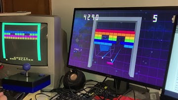Playing Atari 50th Anniversary with real Atari Paddle Controllers