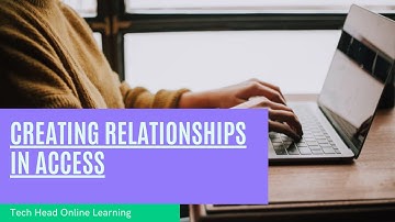 Creating a Relationship in MS Access 365