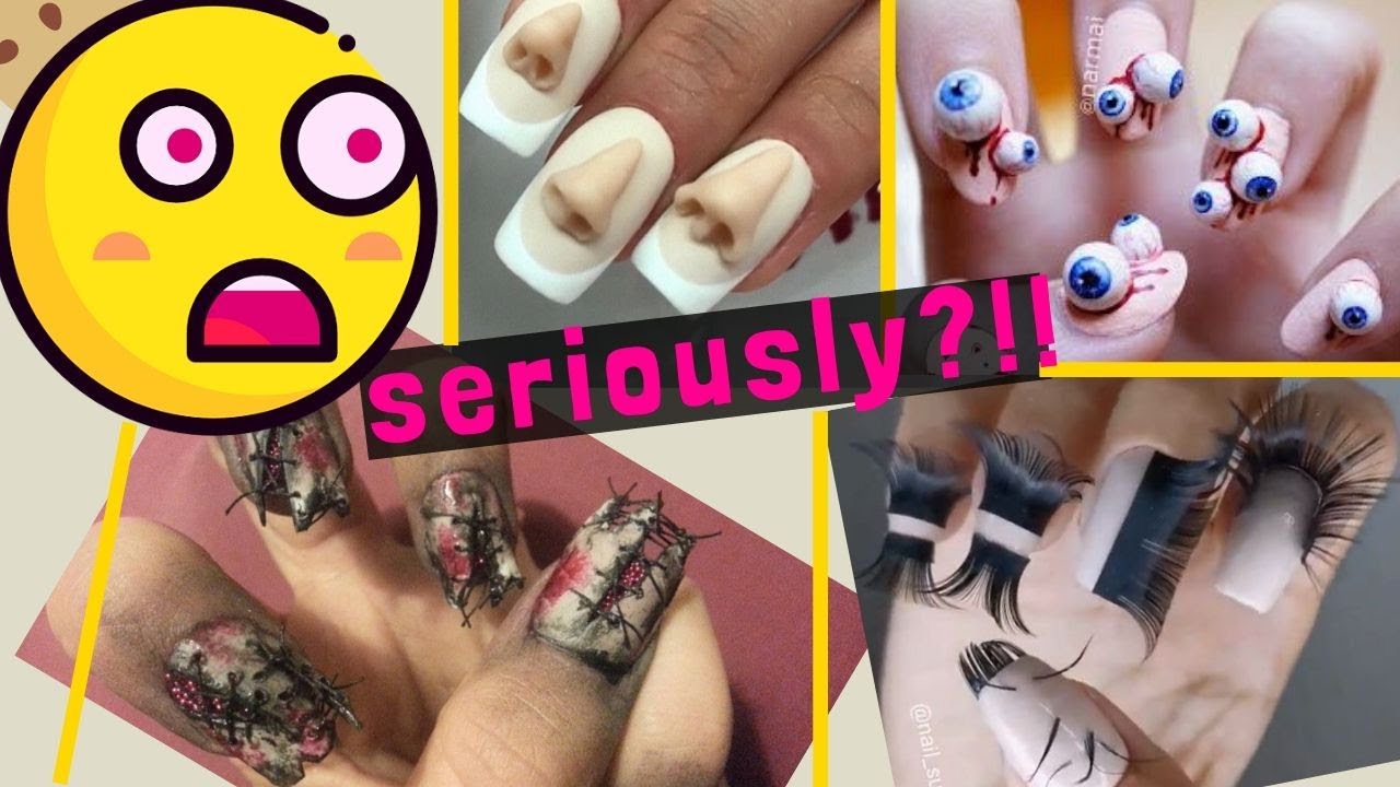 8. "Weird and Wacky Nail Art That Will Make You Cringe" - wide 6