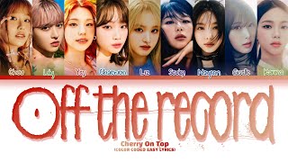 [My Group] Cherry On Top 🍒 - Off The Record (By IVE) | How Would (AI Cover)