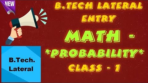 probability class - 1 || For IPU, DTU, UPLEET || LEET ONLINE CLASSES 2023 IN Hindi