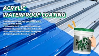 Acrylic Waterproof Coating/Metal Roof Waterproof Coating#roofwaterproofing #waterproofcoating