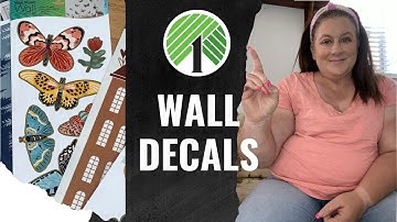 Easy DIY Decor Ideas using DOLLAR TREE Wall Decals (No Skill Needed)
