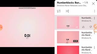 (MOST POPULAR VIDEO) numberblocks band hundredths 0.01-1 I, m talking but it