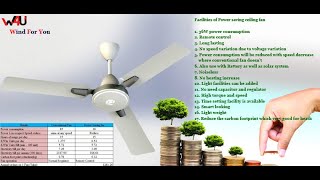 BLDC FAN  Electric Energy Saver 1200mm Ceiling Fan with Remote Save Money | First time in Bangladesh