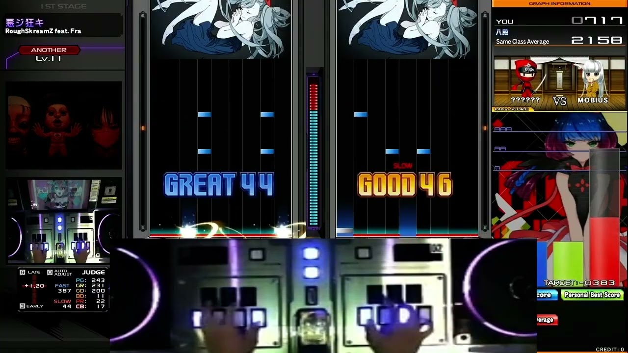 Beatmania IIDX 34 悪ジ狂キ DPA NORMAL CLEAR - YouTube