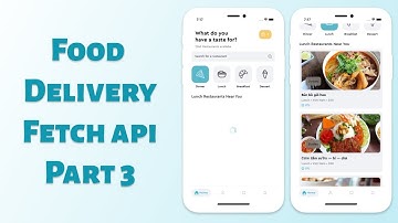 React Native : Food Delivery App UI - Part 3 -  Fetching Data API  - Speed Code