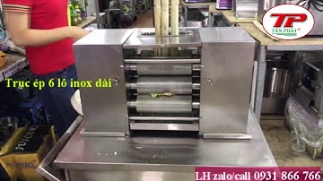 MÁY ÉP NƯỚC MÍA 6 LÔ CAO CẤP SIÊU TẠO BỌT 0931866766