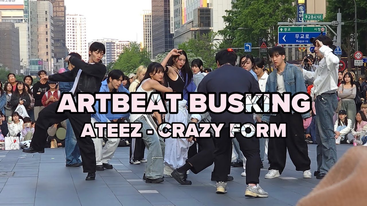 [ARTBEAT BUSKING 250511] ATEEZ - Crazy Form (Front Cam)