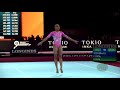 Costa leticia bra  2019 artistic worlds stuttgart ger  qualifications floor exercise