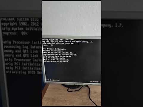 HP Proliant ML350 G8 Boot
