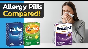 Claritin vs Zyrtec vs Benadryl — Which Allergy Pill Works Best?