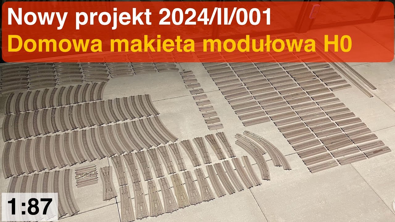 Domowa makieta modułowa H0 1:87
