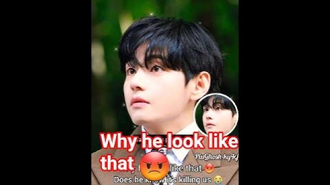 Why Taehyung look like that 😡😭 #shorts #ytshorts #taehyung #kimtaehyung #btsv #vbts #taehyungedit