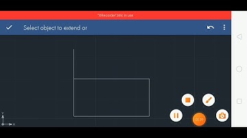 GnaCAD Tutorial Part 4 - [Modify Tool - Extend]