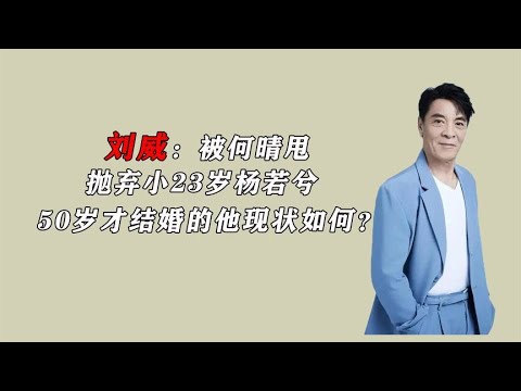 刘威：被何晴甩，抛弃小23岁杨若兮，50岁才结婚的他现状如何？