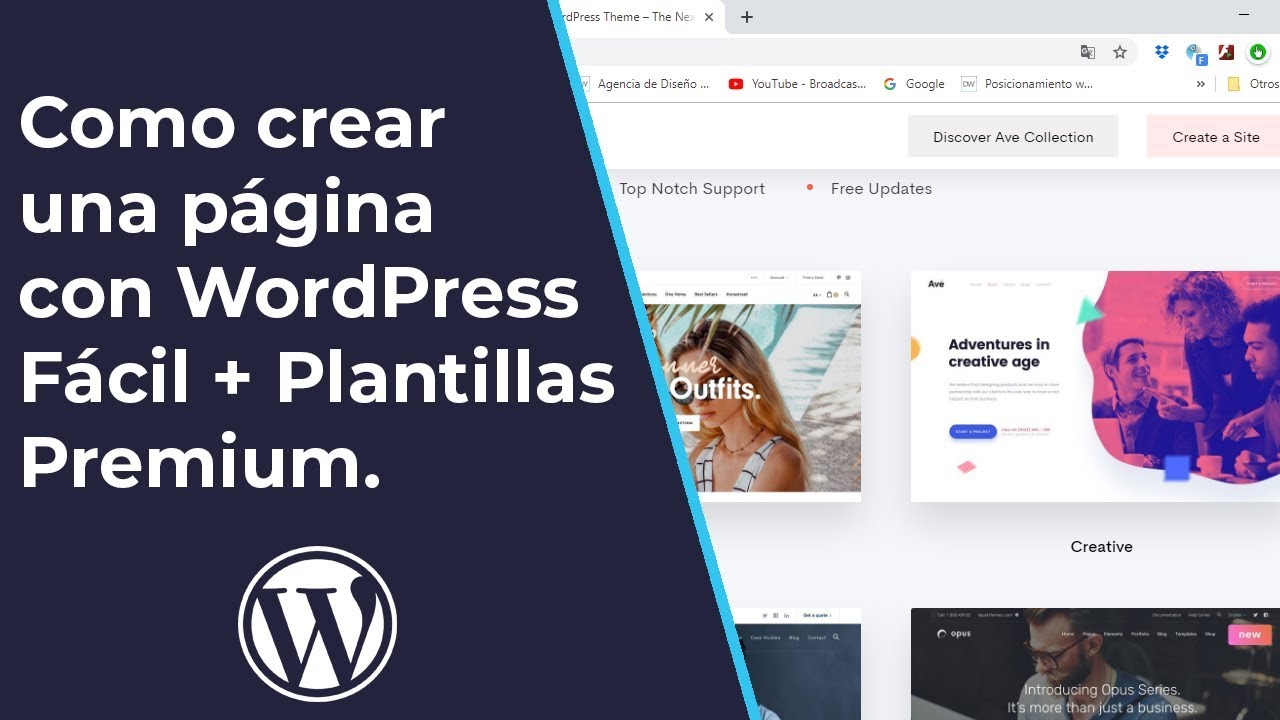 Como Crear Una Pagina Web En WORDPRESS Gratis 2021 | Crear Una Pagina ...