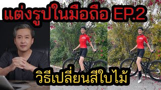 สอนแต่งรูปในไอโฟน เปลี่ยนสีใบไม้ ด้วยแอป Lightroom mobile แต่งภาพ EP.2 screenshot 3