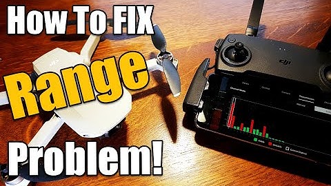 Mavic Mini Range Problem Fix How To Change 2 4Ghz To 5 8Ghz To Have Zero WIFI Interference