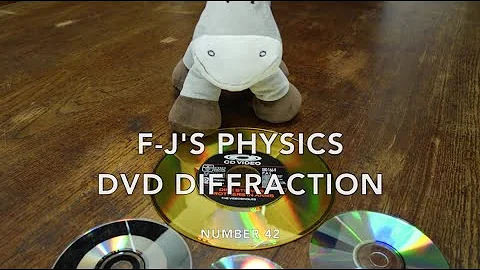 CD and DVD Diffraction - F-J's Physics -- Video 42