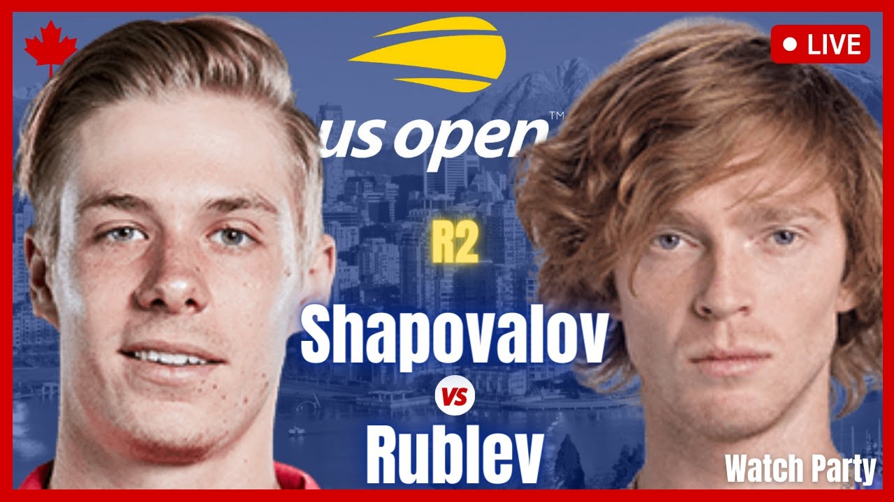 SHAPOVALOV vs RUBLEV LIVE US Open 2022 R3 THE SLICE