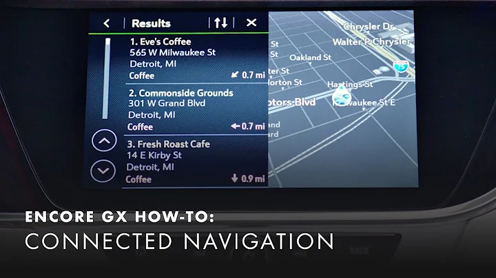 How To Use Your Connected Navigation | Buick Encore GX How-To Videos