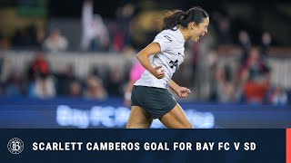 Bay FC Goal by Scarlett Camberos against San Diego Wave