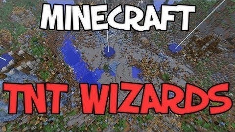 Minecraft TNT Wizards Part 1: RAPID FIRED AWESOMENESS!