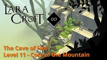 Lara Croft GO - The Cave of Fire 11 - Core of the Mountain Walkthrough