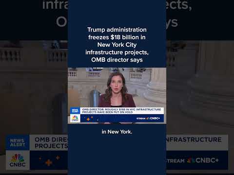 Trump administration freezes $18 billion in New York City infrastructure projects, OMB director says Episode cover