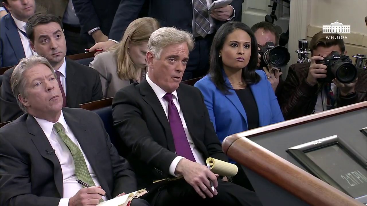 white house has fallen 1/22/18: White House Press Briefing