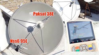 Paksat 38e with Nss6 95.0E East 4 feet dish